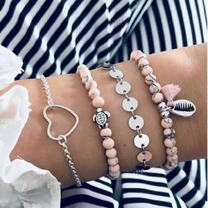 🌺 5Pc Bracelet Set
